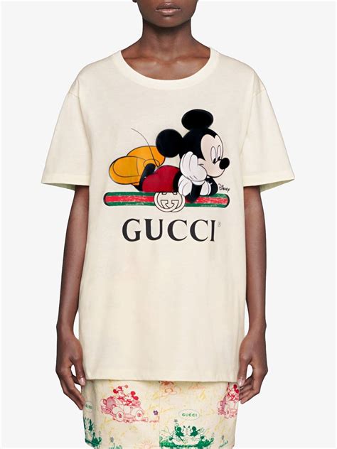 gucci mickey mouse t shirt fake|mickey mouse wearing gucci.